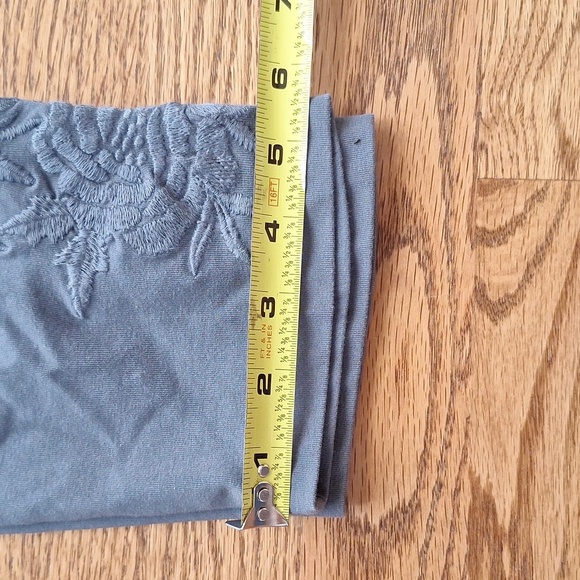 Karyn Seo Addison Embroidered Gray Legging Pants L - Picture 7 of 7